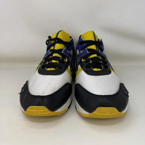 ASICS Gel-Lyte III Athletic Shoes White Black Yellow Purple Men’s Size 100 - Picture 3 of 6